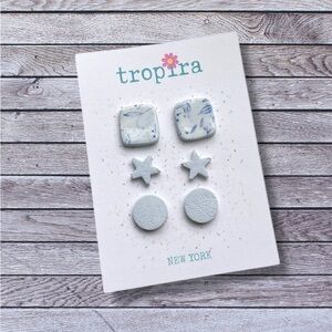 Studs Pack Set of 3 Polymer Clay Earrings